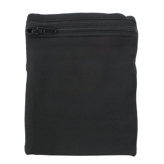 HONMEET Wrist Pouch Arm Phone Holder Black Polyester Lightweight Storage 1Pack