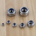 thumbnail image 2 of Kit surtido de tuercas de seguridad de nailon de 165 piezas, tuercas de seguridad hexagonales de acero inoxidable 304 con estuche de almacenamiento de plástico (tuercas Nylstop: M3 M4 M5 M6 M8 M10 M1, 2 of 5