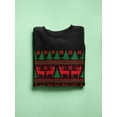 thumbnail image 3 of Christmas Deers Design Sweatshirt Women -Image by Shutterstock, Female XX-Large, 3 of 4