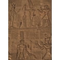 thumbnail image 2 of Satushek, Steve 24x32 Gold Ornate Wood Framed with Double Matting Museum Art Print Titled - Egypt, Kom Ombo Stone relief work on temple wall, 2 of 4