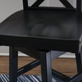 thumbnail image 5 of Linon Wilton 24" Indoor Swivel Counter Stool, Black, 5 of 10