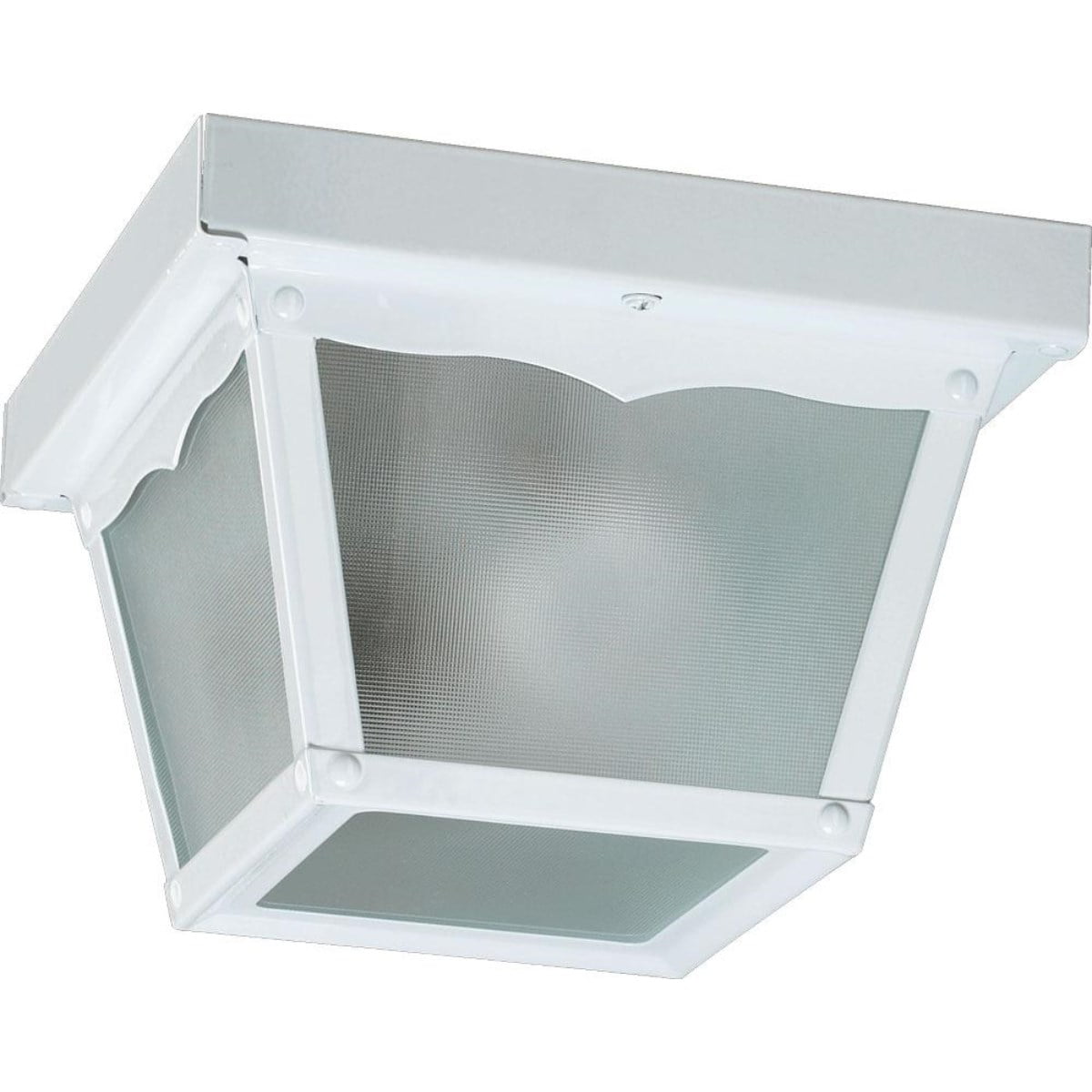 Quorum Lighting - Ceiling Mount - 1 Light Outdoor Cage Flush Mount in style -