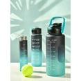 thumbnail image 2 of 1pc 2000ml Or 750ml Water Bottle With Time Leakproof Fast Water Flow Water Bottles For Fitness Gym Outdoor Office,Back To School (Gradient Color)Marker And Straw Large Capacity Water Jug,Essentials Fo, 2 of 8