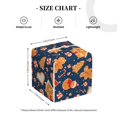 thumbnail image 4 of Lsque Gingerbread Delights Printed Tissue Box Cover Holder, Facial Paper Organizer Dispenser,Square with Bottom Belt, PVC Leather Decorative Organizer, 4 of 8