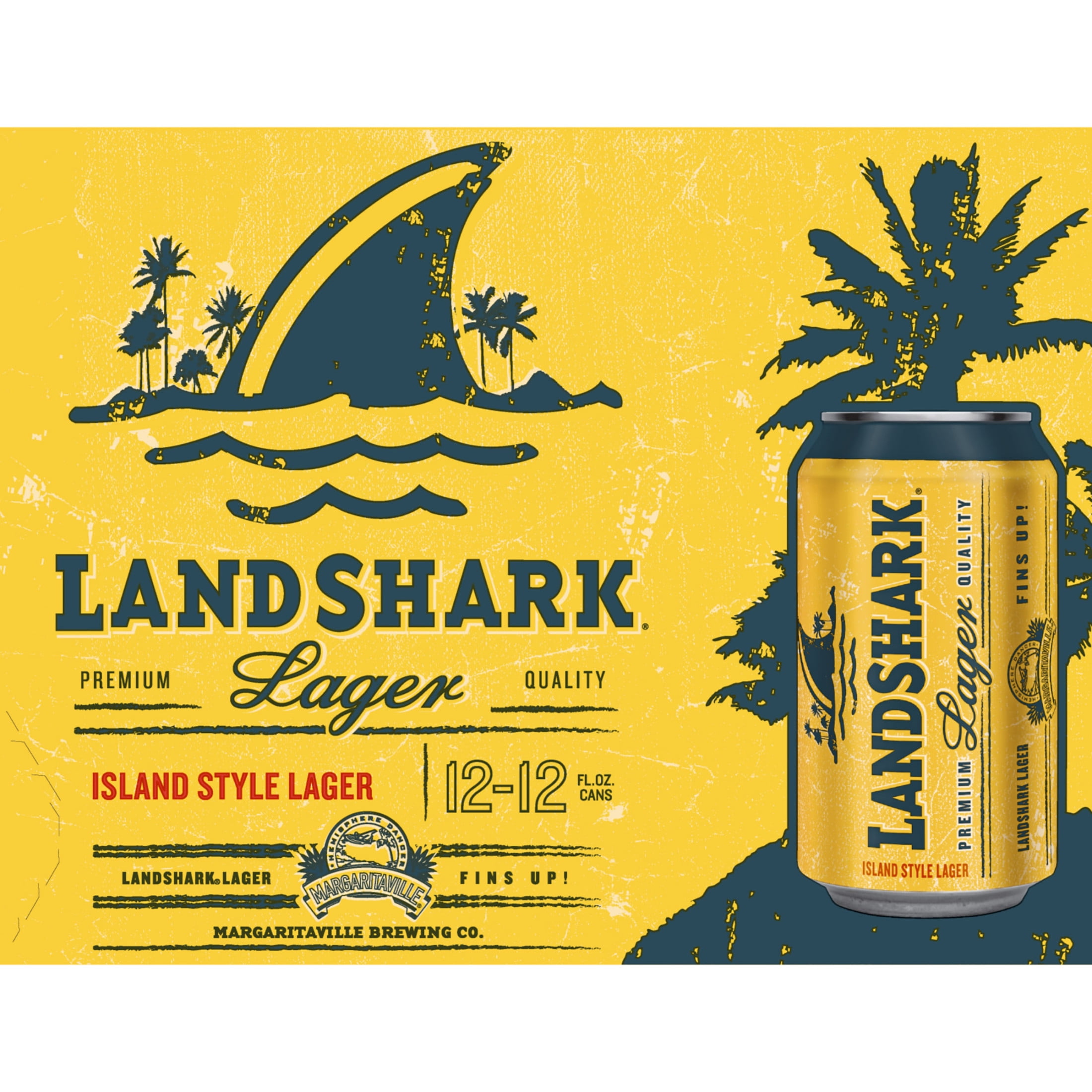 Landshark Island Style Lager, 12 Pack, 12 fl. oz. Aluminum Cans, 4.7% ABV
