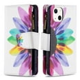thumbnail image 4 of Compatible with  13 Detachable Magnet Zipper Wallet Leather Case Cash Pocket with Multiple Card Slots Holder Wrist Strap Removable Cover, 4 of 8