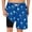 E Dark Blue, variant on Boy Swim Trunks Boys Color Block Swim Trunks with Pockets and Mesh Liner Drawstring Elastic Waist Stylish Beach Shorts for Summer Orange 5 Years-6 Years