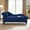 Navy Blue + Velvet + Foam + 1 Seat, variant on ChenyueFurn Velvet Chaise Lounge Chair, Silver Nail Decor with Storage for Bedroom Office,Navy Blue