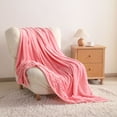 thumbnail image 6 of Kelnaro Soft Flannel Throw Blanket for Couch Sofa Bed, 50x60 Inches, Pink, 6 of 6