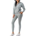 thumbnail image 3 of Women's 2 Piece Tracksuit Set Warm Fleece Lined Hoodie & Jogger Sweat Set - Sweatsuit  Outfits Plus Size  Available S-3XL, 3 of 7