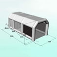 thumbnail image 2 of MONIPA Inflatable Spray Painting Tent Portable Car Spray Booth Parking Lot Tent Car Tent Workstation With Window Spray Booth Cover, 2 of 6