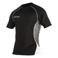 thumbnail image 1 of KooGa - Camiseta de manga corta para rugby para niños (Blanco/Negro), 1 of 3