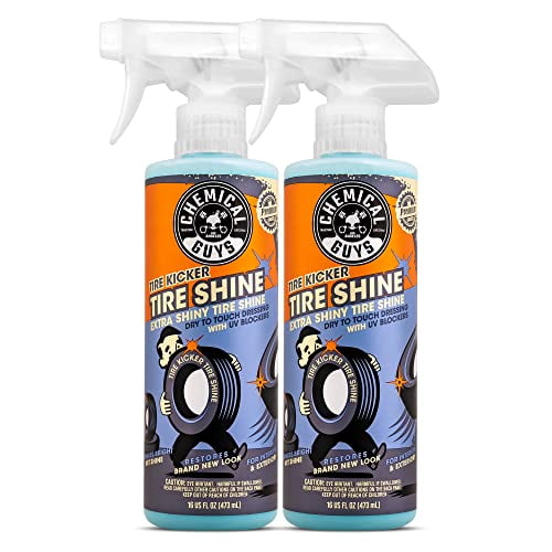 Chemical Guys TVD1131602 Tire Kicker Vaporisateur Brillance de Pneu Extra Brillante (Fonctionne sur le Caoutchouc, le Vinyle et le Plastique), Idéal pour Voitures, Camions, VUS, Motos, VR et Plus, 16 oz (Lot de 2)