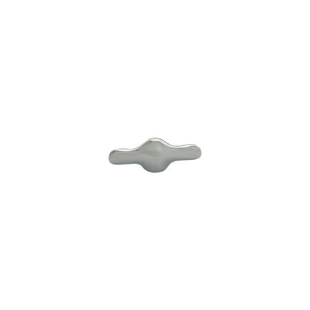 Perforated Wing Tip - MACs Auto Parts 16-22460 Model T Ford Windshield Wing Nut - Chrome - 5/8 High - 2 From Tip To Tip