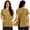 Khaki_001, variant on Women's post Surgery Shirts Comfort Adaptive Medical Short Sleeve Crew-Neck T Shirts Open Back Wear Sofy Solid Color Recovery Clothes with Pockets Hot Pink XXL