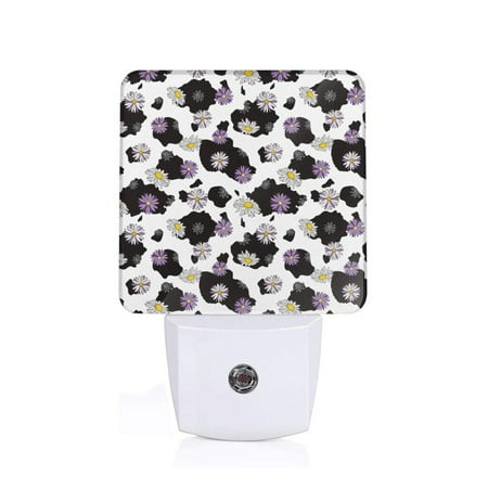 

Sigee Daisies Flowers for Night Lights Plug into Wall Dusk to Dawn Sensor Warm White Led Night Light 0.5W for Kid Hallway