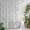 Off-white, Charcoal, Slate, Ash, variant on Green Floral Cute Shower Curtain - Water Repellent Fabric Shower Curtains Washable, Summer Cozy Botanical Decorative Polyester Cloth Bathroom Curtains Modern Bath Decor 72"x84"