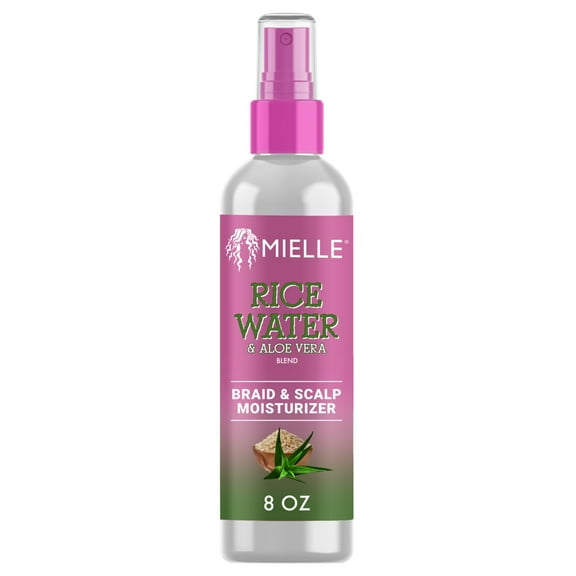 Mielle Rice Water with Aloe Vera Blend Braid & Scalp Moisturizer 8 fl oz.