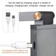 thumbnail image 5 of Naiovety Lámpara plegable USB recargable 1000 mah Soporte de aluminio Luz de Iluminación y accesorios negro Naiovety HA025119-01, 5 of 6