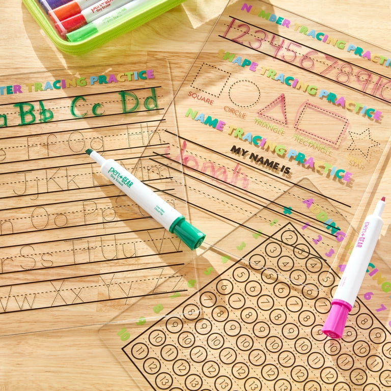 Pen+Gear Learning Boards, 5 Piece Set, Writing and Math Practice photo 3