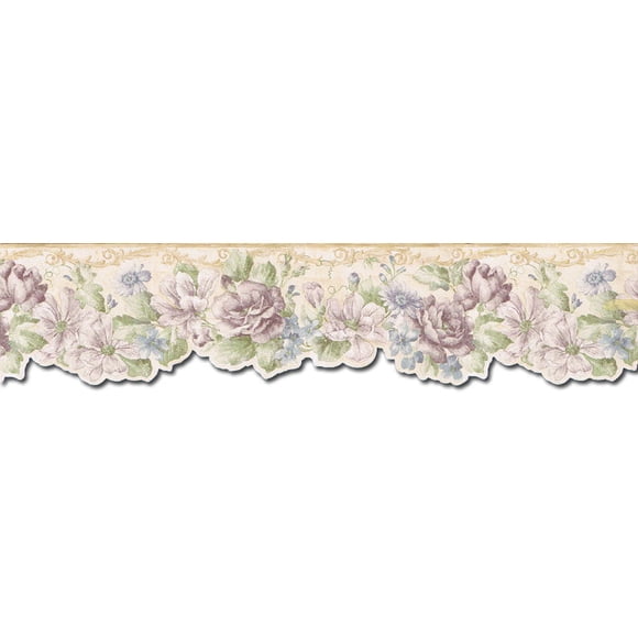 Bordure de Papier Peint Floral FF22011DB