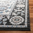 thumbnail image 3 of SAFAVIEH Liberty Deborah Oriental Polyester Area Rug, Dark Grey/Ivory, 5'3" x 7'7", 3 of 11