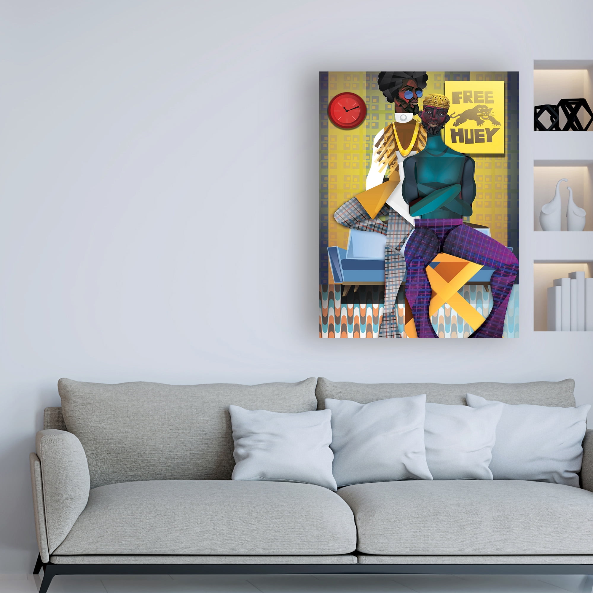 Trademark Fine Art 'Right On!' Canvas Art by Jaleel Campbel