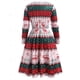 thumbnail image 2 of Vestido de Navidad de impresión de copo de nieve Rosegal Vestidos casuales de talla grande, 2 of 5