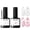 classic cat eye, variant on modelones Cat Eye Gel Nail Polish, 2 PCS 15ML Pink Sliver Holographic 9D Cat Eye Glitter Multichrome Silver Pink Shades Polish with Magnet Soak Off Led Nail Art Gel DIY Salon Gift