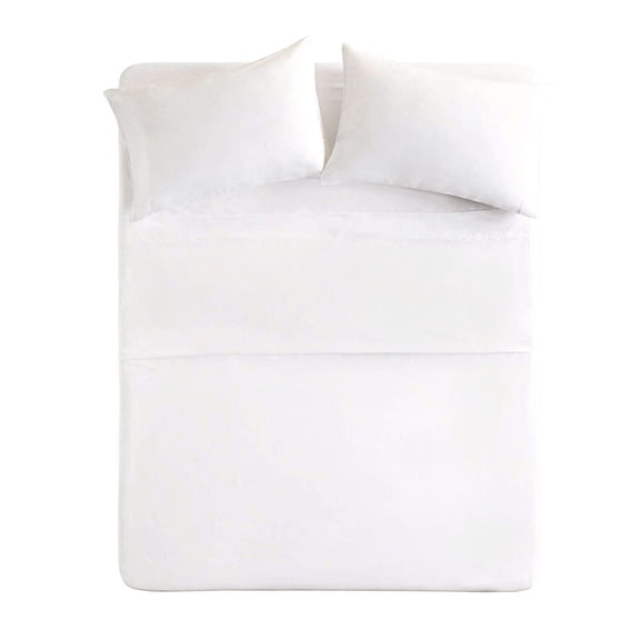 The Great American Store- 24 Inch Deep Pocket RV Camper Sheet Set 53 X 79 Solid White - 1800 Series Brushed Microfiber - For RV- Trucks, Campers, Airstream, Bus, Boat and Motorhomes