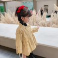thumbnail image 1 of New Spring and Autumn girls' Fashion jacket England Style Children's long-sleeved coat new windbreaker for 1-7Years old kidsred5-120 He Qiyong unisex, 1 of 1