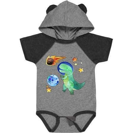 

Inktastic Tyrannosaurus Rex Vs. Meteor Fun Space Dinosaur Boys or Girls Baby Bodysuit
