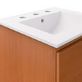 thumbnail image 5 of Wall Mount Sink Vanity Cabinet, Cherry White, Wood, Hotel Bedroom Bathroom, Modern Contemporary HB34103, 5 of 9