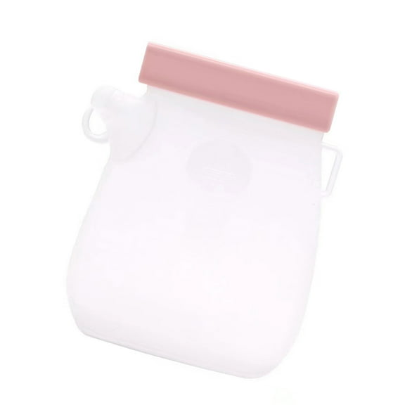 Reusable Silicone Breastmilk Storage Bag Microwave Safe Breastmilk Freezer Bag for Freshness & Nutrition Preservation