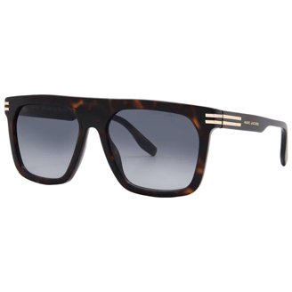 Marc Jacobs Black Havana Square Sunglasses Marc Jacobs Square Sunglasses, 56mm - Havana | Editorialist main image 4