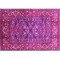 thumbnail image 1 of Ahgly Company Indoor Rectangle Oriental Pink Industrial Area Rugs, 5' x 8', 1 of 4