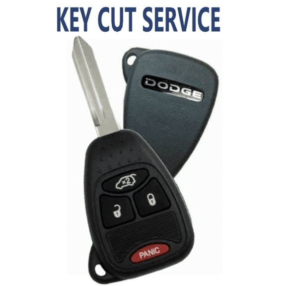 Key Cut Service   Dodge 2004-2016 4 Button Remote Head Key OHT692427AA VLS