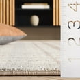 thumbnail image 5 of SAFAVIEH Oxford Plaids Paylynn Plaid Area Rug, Grey/Beige, 5'3" x 7'6", 5 of 11