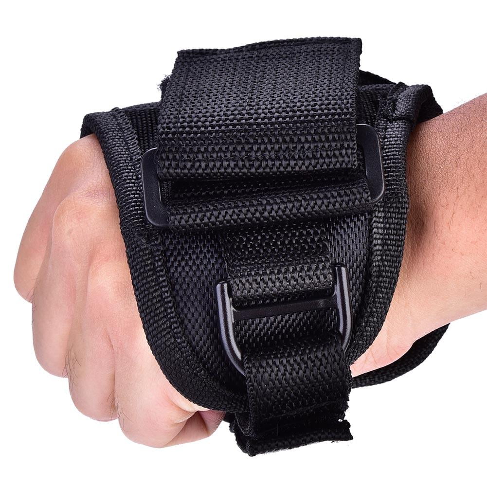 WALFRONT Durable Portable Black Adjustable Wrist Strap Goodman Glove