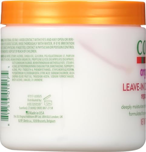 Cantu Argan Oil Leave in Conditioning Repair Cream, 16 oz, 6 Pack