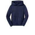 thumbnail image 5 of Sport-Tek Youth Sport Wick Fleece Hooded Pullover-M (Navy), 5 of 6
