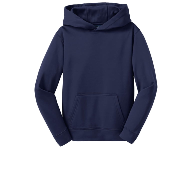 SPORT-TEK PosiCharge Heather Fleece Hooded Pullover - Unisex Moisture-Wicking Athletic Sweatshirt