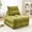 Green, variant on BEHOST 70" Corduroy Convertible Futon Sofa Bed, Folding Couch Sleeper for Small Spaces, Dark Gray