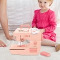thumbnail image 4 of MERIGLARE Simulation Sewing Machine DIY Pretend Play Toys for Girl Pink, 4 of 9
