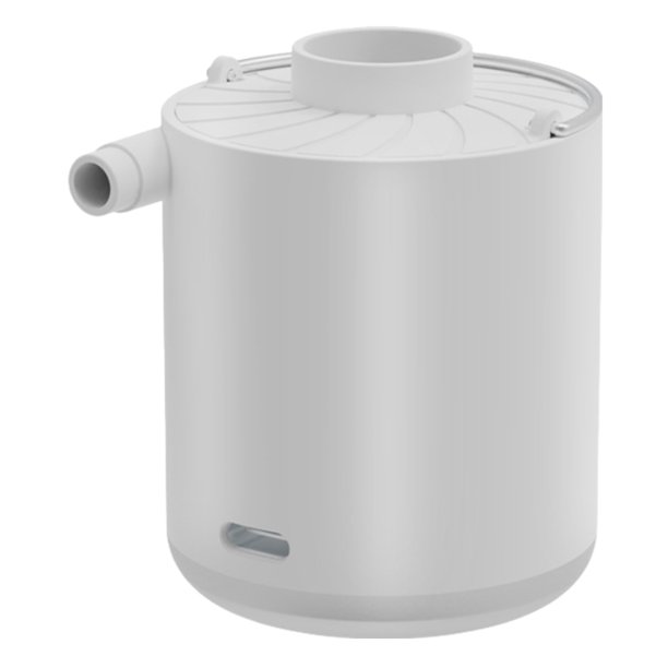 Bomba de aire eléctrica Bomba infladora recargable por USB con 5 boquillas con luz LED
