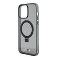 thumbnail image 4 of BMW M Series Hardcase with Ring Stand MagSafe for iphone 15 Pro Max 6.7" Black - BMHMP15XURSK, 4 of 5