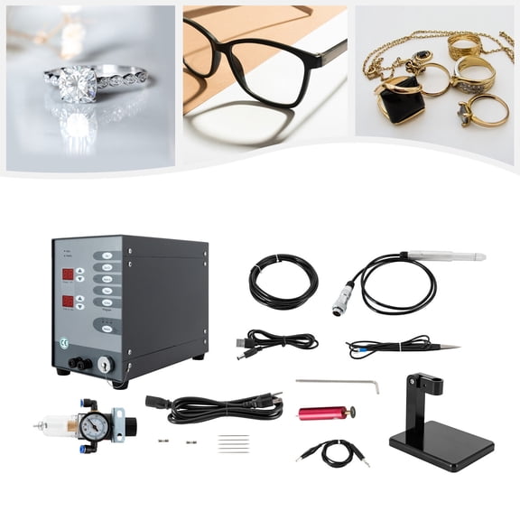 Miumaeov Jewelry Spot Welding Machine 110V 60HZ Automatic Pulse Argon Arc Permanent Jewelry Welder