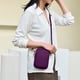 thumbnail image 5 of Dinheiro Bolso para móvil de mujer, monedero verticalMorado oscuro, 5 of 5