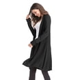 thumbnail image 2 of Womens Long Sleeve Sweater Open Front Knit Solid Cardigan, 2 of 5