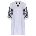 thumbnail image 4 of EQWLJWE Robes pour Femmes Robes pour Femmes 2023 Mode Femme Été Floral Décontracté Ample Imprimé Couleur Camisole Jupe Robe, 4 of 8